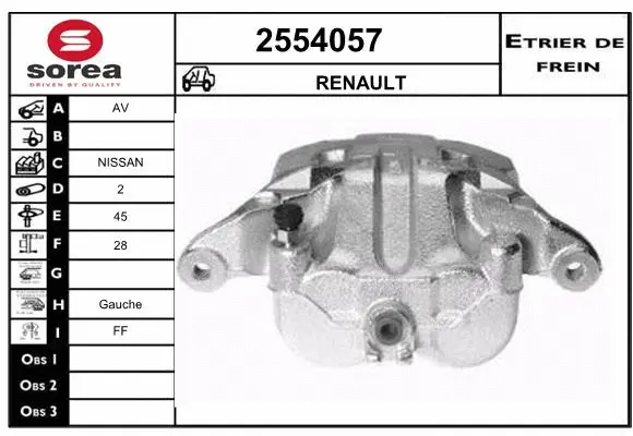 Brake Caliper (2554057)