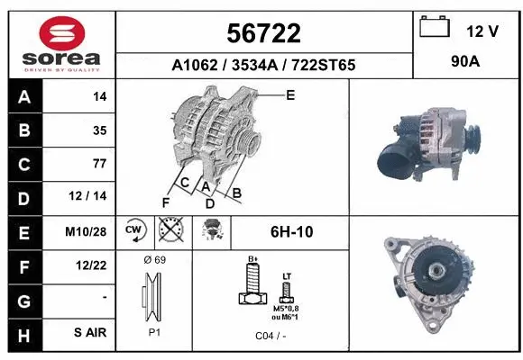 Alternator (56722)