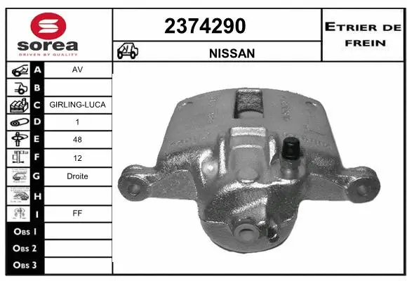 Brake Caliper (2374290)