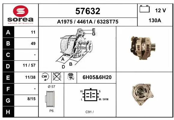 Alternator (57632)