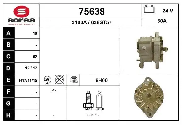 Alternator (75638)