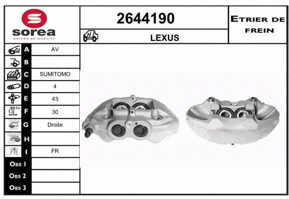 Brake Caliper (2644190)