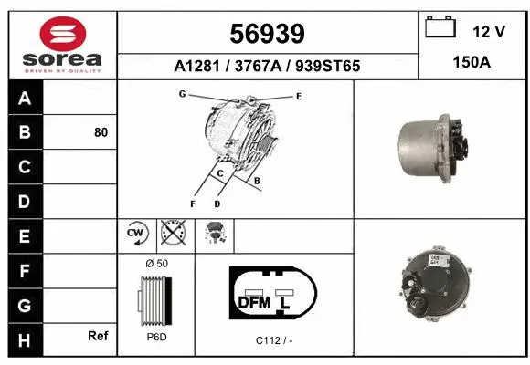 Alternator (56939)