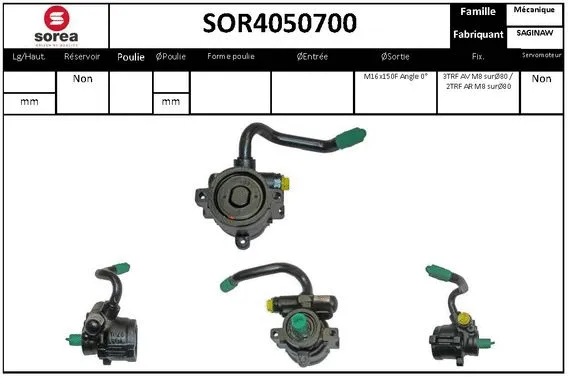 Hydraulic Pump, steering (SOR4050700)
