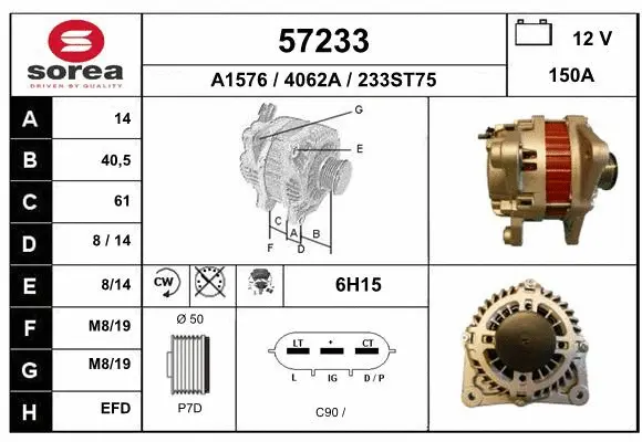 Alternator (57233)