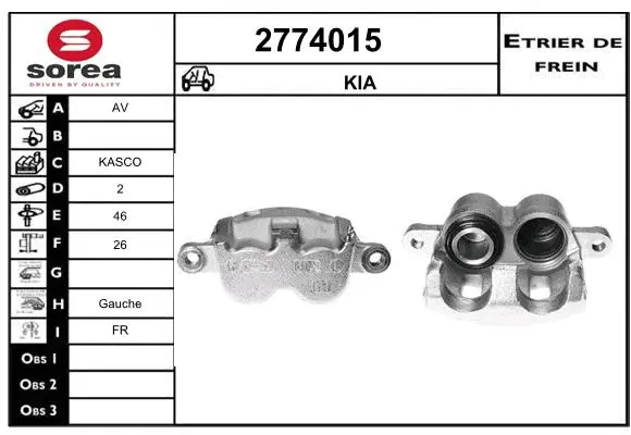 Brake Caliper (2774015)