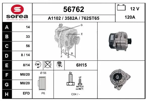 Alternator (56762)
