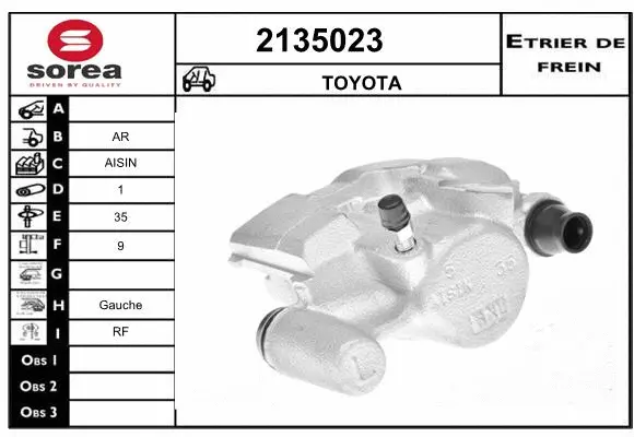 Brake Caliper (2135023)