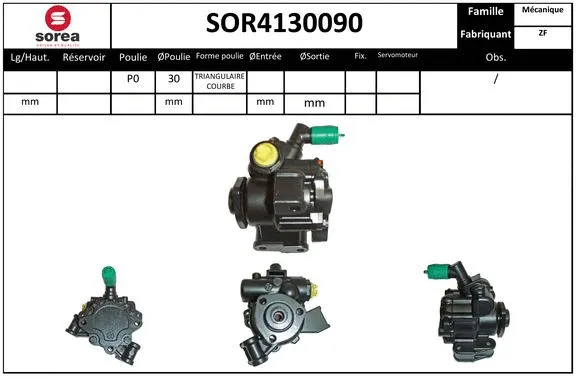 Hydraulic Pump, steering (SOR4130090)