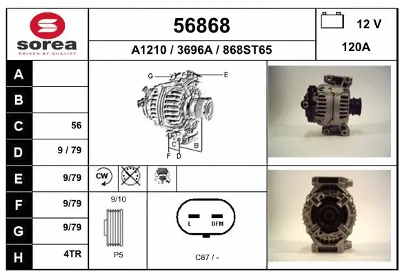 Alternator (56868)