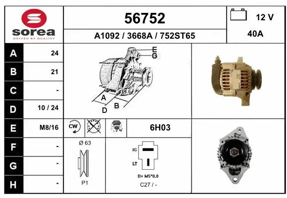 Alternator (56752)