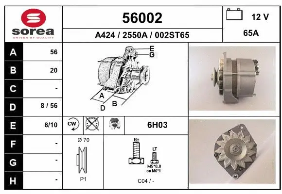 Alternator (56002)