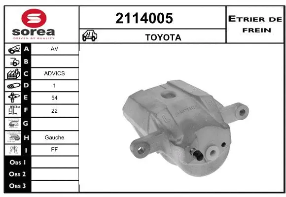 Brake Caliper (2114005)