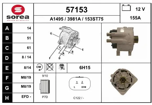 Alternator (57153)