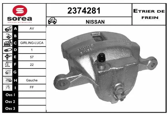 Brake Caliper (2374281)
