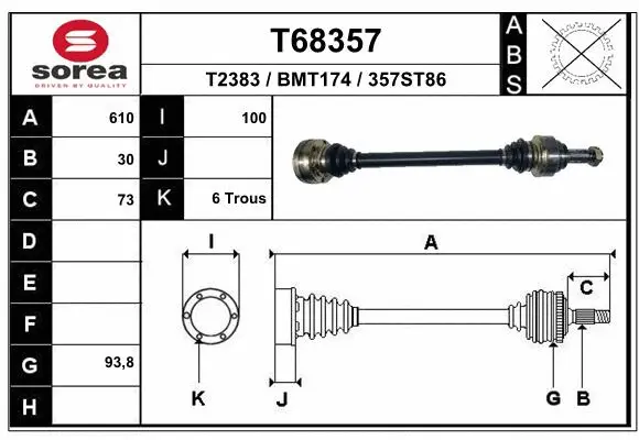 Drive Shaft (T68357)
