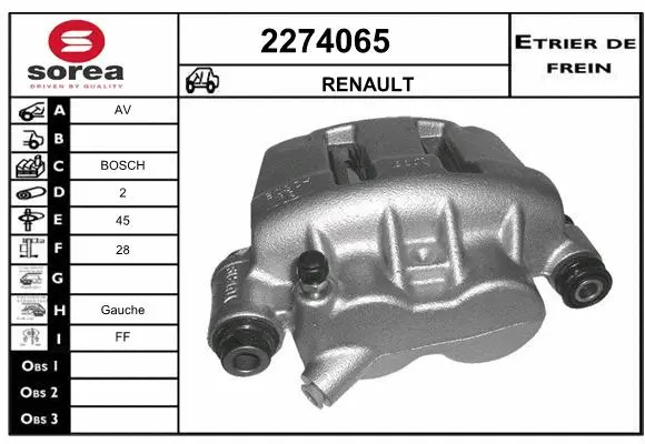 Brake Caliper (2274065)
