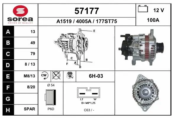 Alternator (57177)