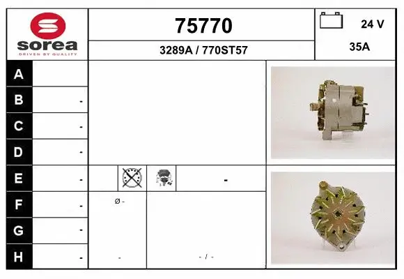 Alternator (75770)