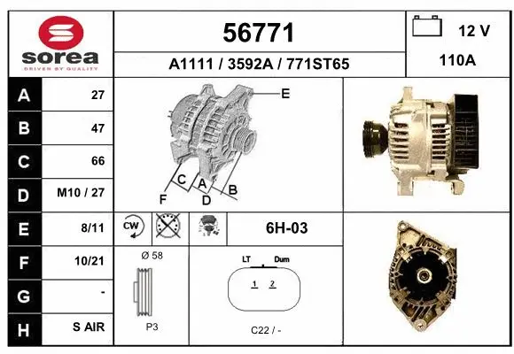 Alternator (56771)