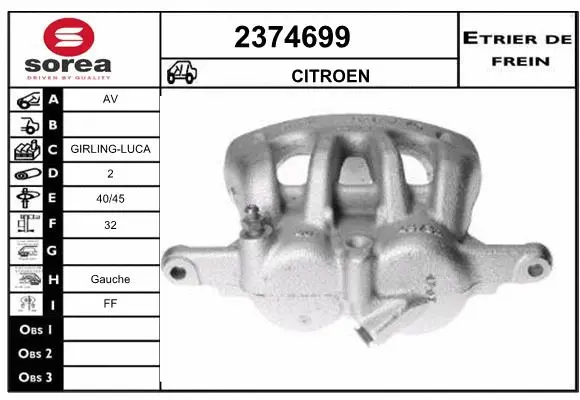 Brake Caliper (2374699)