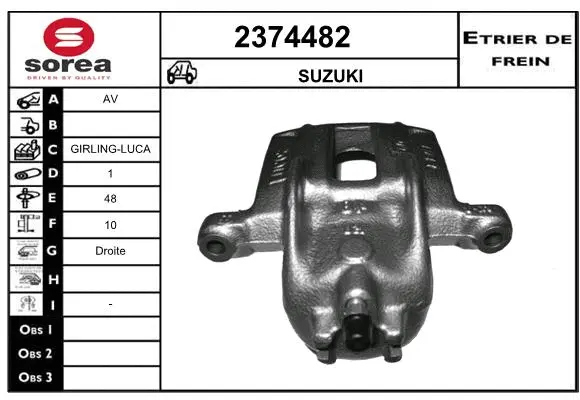 Brake Caliper (2374482)