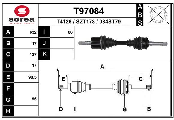 Drive Shaft (T97084)
