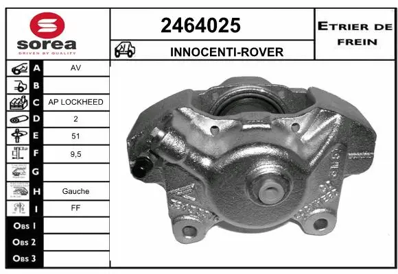 Brake Caliper (2464025)