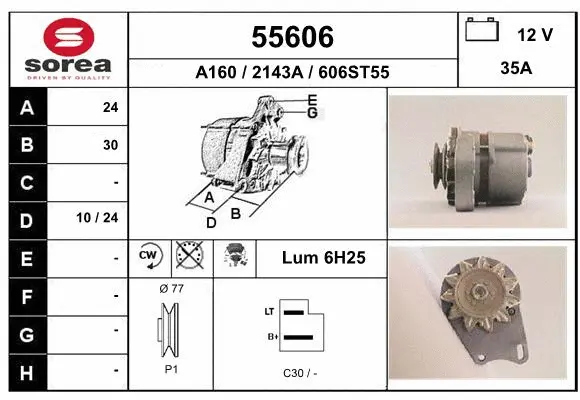 Alternator (55606)