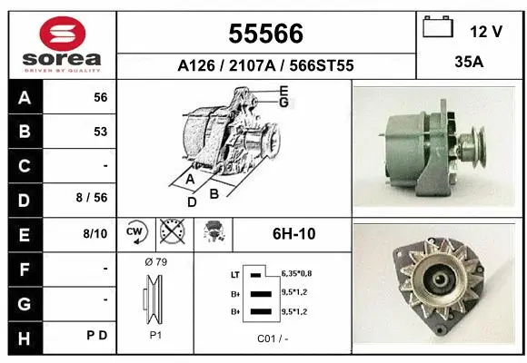 Alternator (55566)