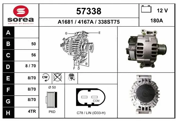 Alternator (57338)