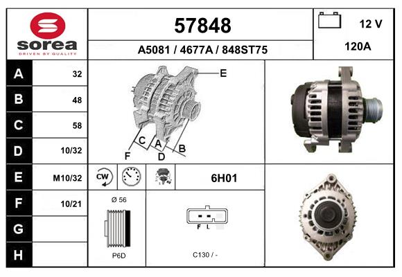 Alternator (57848)