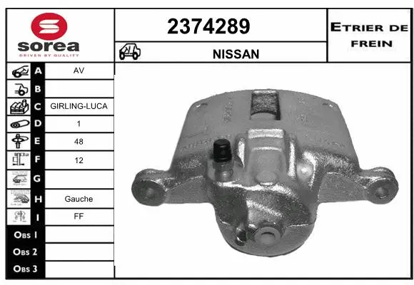 Brake Caliper (2374289)
