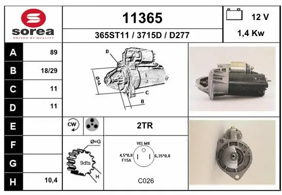 Starter (11365)