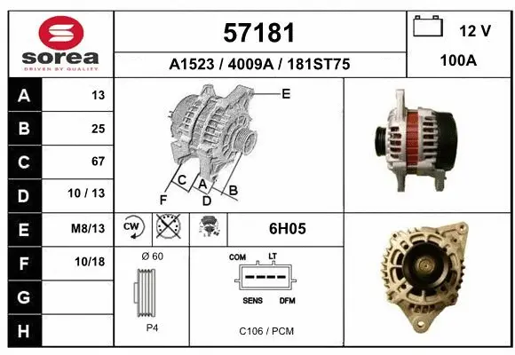 Alternator (57181)