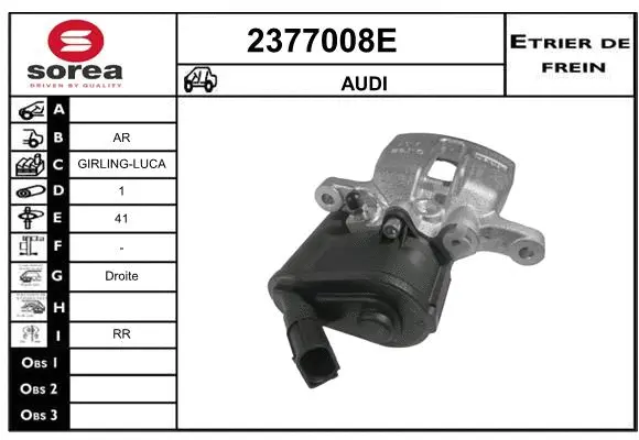 Brake Caliper (2377008E)