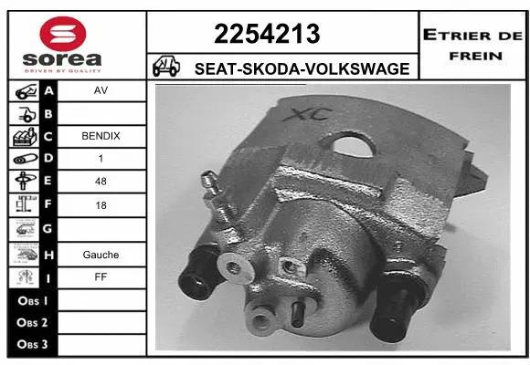 Brake Caliper (2254213)