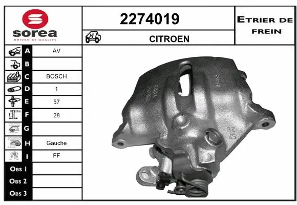 Brake Caliper (2274019)