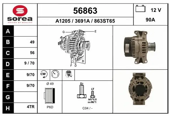 Alternator (56863)