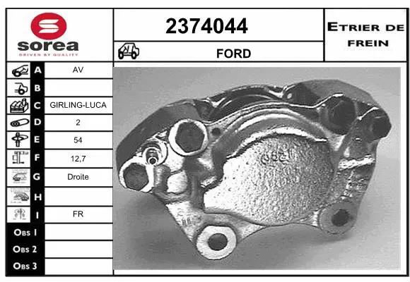 Brake Caliper (2374044)