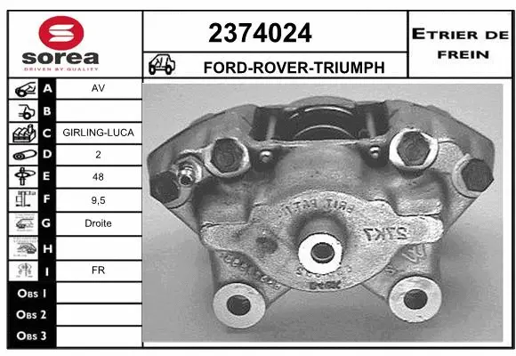 Brake Caliper (2374024)