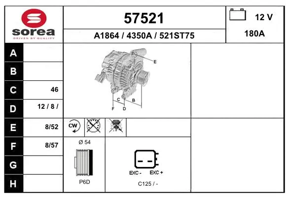 Alternator (57521)