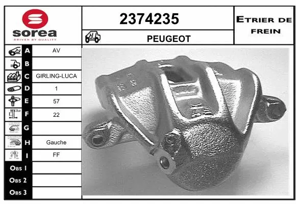 Brake Caliper (2374235)
