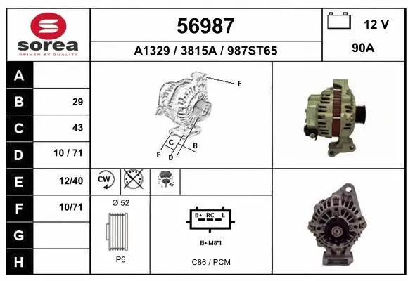 Alternator (56987)