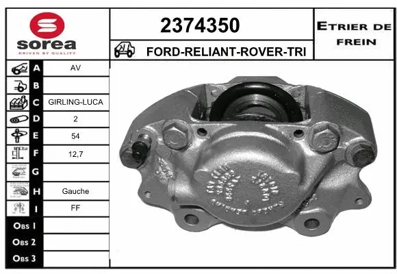 Brake Caliper (2374350)