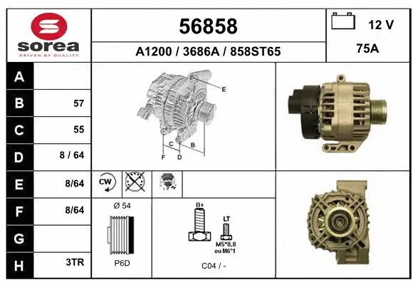 Alternator (56858)