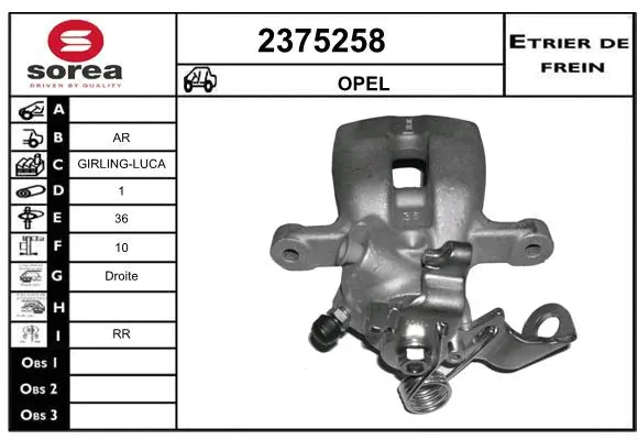 Brake Caliper (2375258)