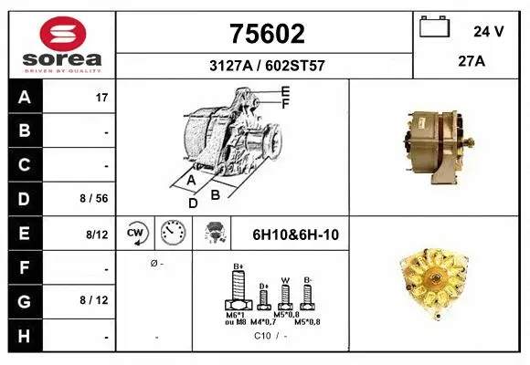 Alternator (75602)
