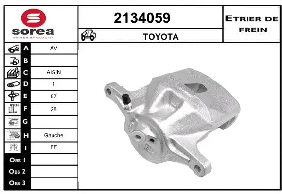 Brake Caliper (2134059)