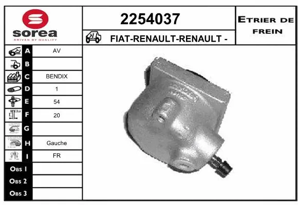 Brake Caliper (2254037)